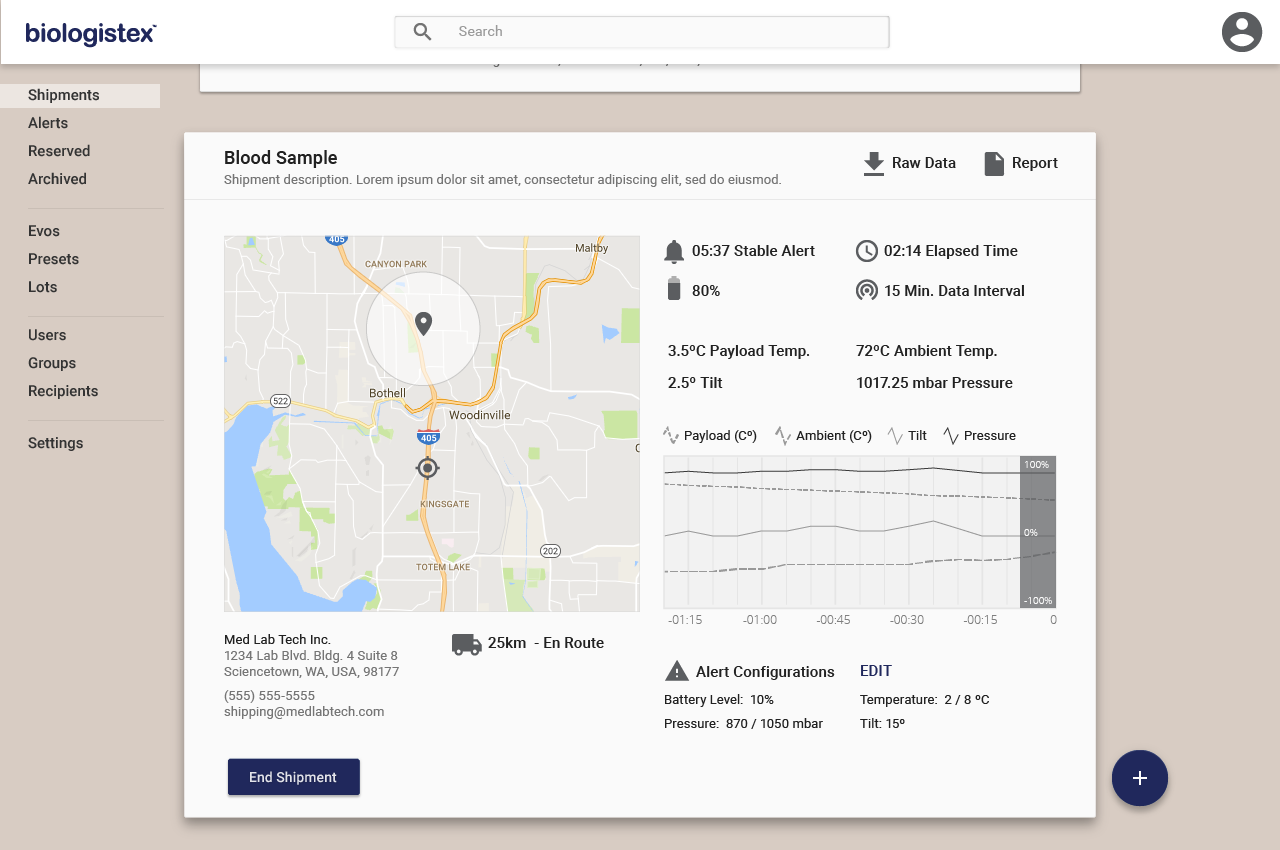 Biologistex UX/UI refresh image 3