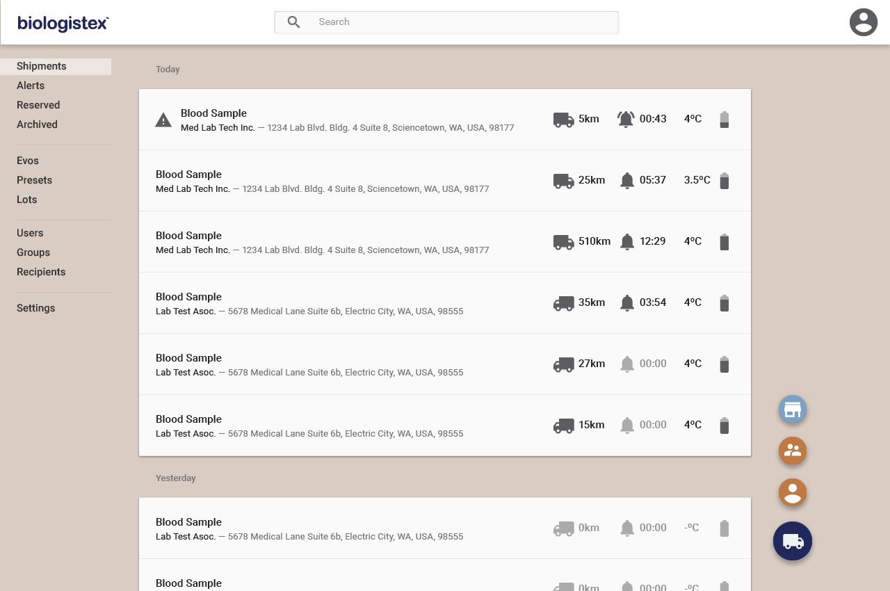 Biologistex UX/UI refresh image 4